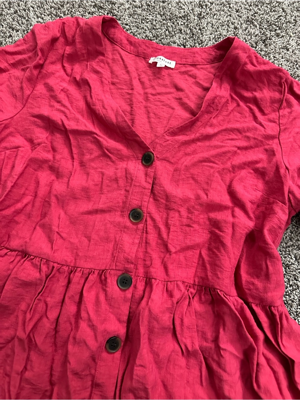 Reitmans Hot Pink Doll Dress (XL) - Picture 3 of 6